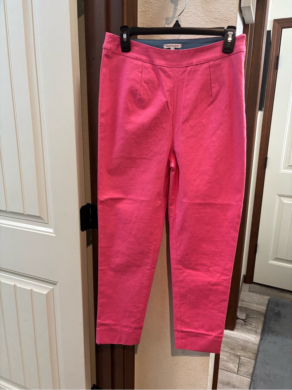 Frances Valentine Hot Pink women’s tapered skinny pants
